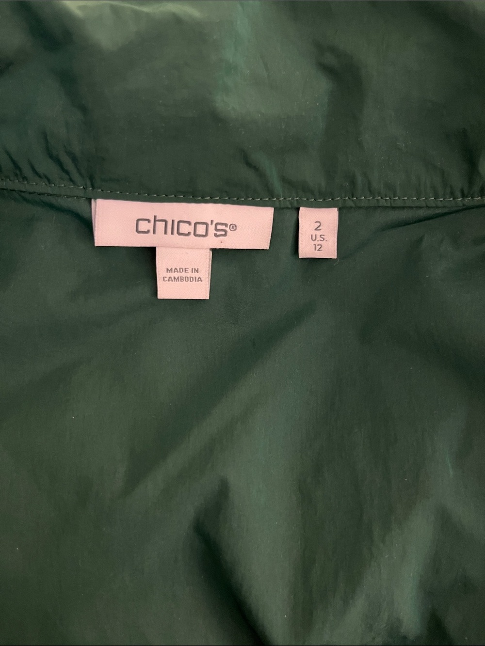Zenergy Maxi anorak rain jacket Green Women's Lightweight Hooded - Picture 10 of 10
